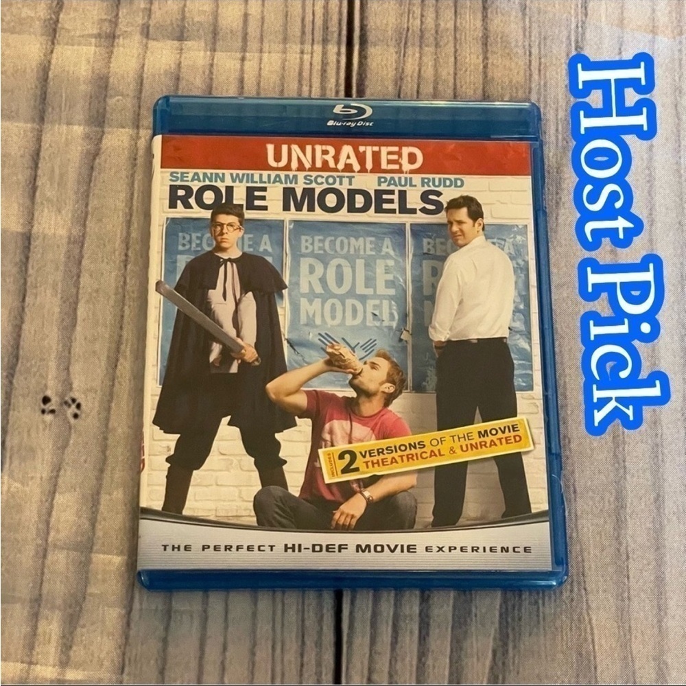 ✅HOST Pick✅ Role Models Unrated Blu-Ray Disc